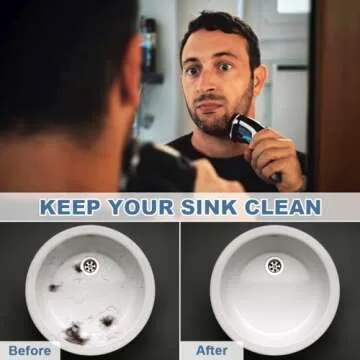 Beard Bib,Beard Apron,Beard Catcher for Men Shaving and Trimming,Non-Stick Beard Cape Grooming Cloth, with 3 Suction Cups, Valentines Day Gifts for Him Men（black）