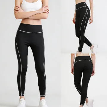 Yeokou Women's High-Waisted Gym Leggings Tummy Control Yoga Pants