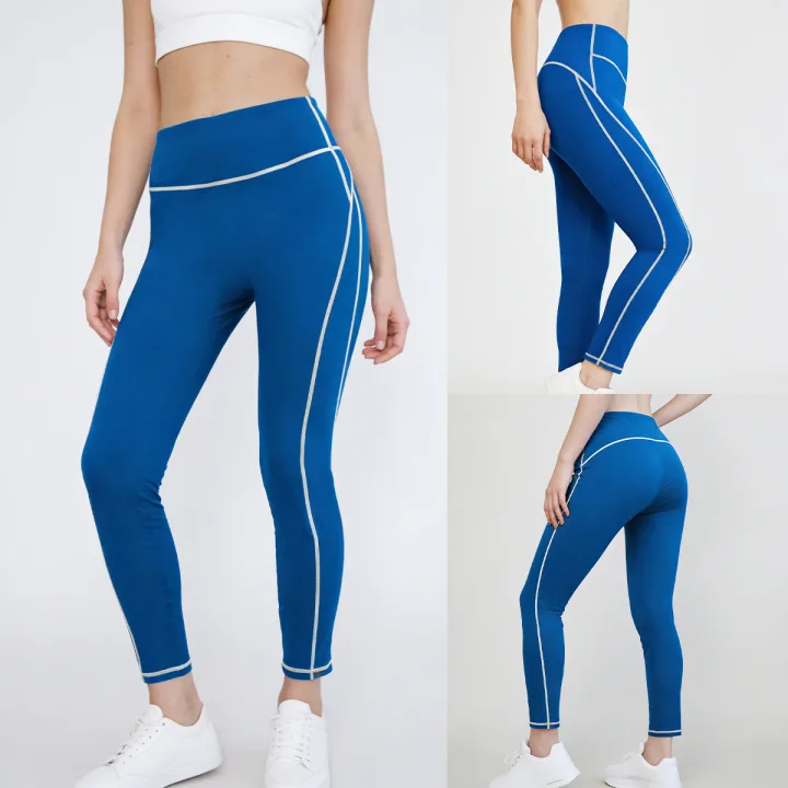 Yeokou Women's High-Waisted Gym Leggings Tummy Control Yoga Pants