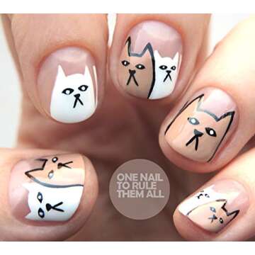 Winstonia Pro Nail Art Long Striping Brush Striper Pen Acrylic Handle Mani 22mm