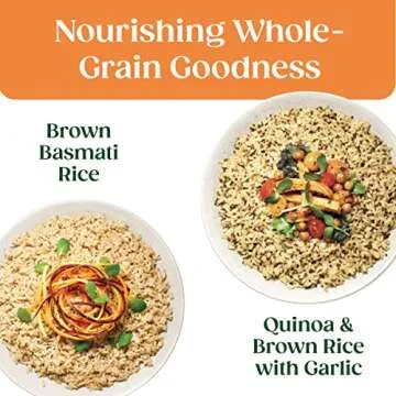 SEEDS OF CHANGE Organic Rice Variety Pack Quinoa and Brown Rice with Garlic & Whole Grain Brown Basmati Rice 8.5 oz. (Pack of 6)