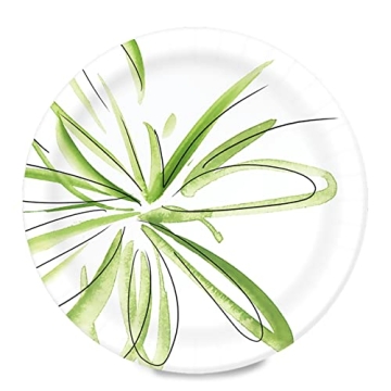 Amazon Basics Everyday Paper Plates Disposable 8.62 Inch
