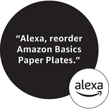 Amazon Basics Everyday Paper Plates Disposable 8.62 Inch