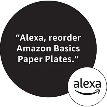Amazon Basics Everyday Paper Plates Disposable 8.62 Inch
