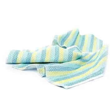 Eco-Friendly 100% Organic Cotton Dish Cloths Set of 3