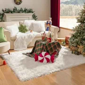 Cozy Ashler Faux Fur Rug - Soft & Colorful Decor