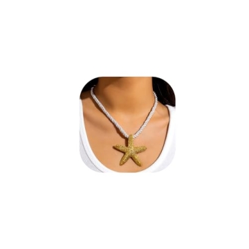 Starfish Necklace for Women Affordable Marine Jewelry