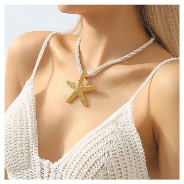 Starfish Necklace for Women Affordable Marine Jewelry