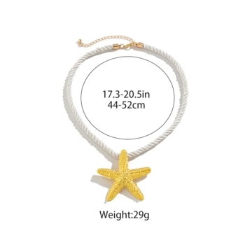 Starfish Necklace for Women Affordable Marine Jewelry