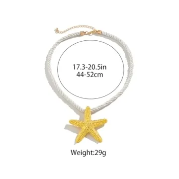 Starfish Necklace for Women Affordable Marine Jewelry