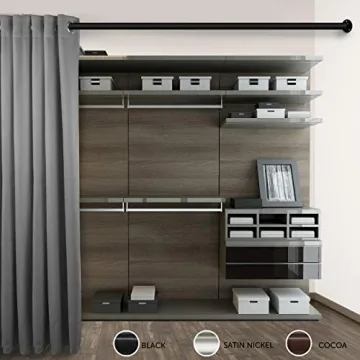 Rod Desyne Heavy Duty Closet Rod Set for Stylish Storage
