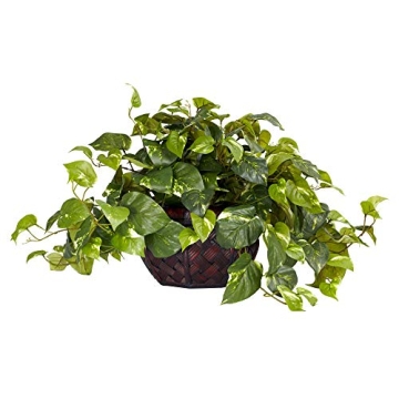 Nearly Natural Pothos Plant for Elegant Home Decor