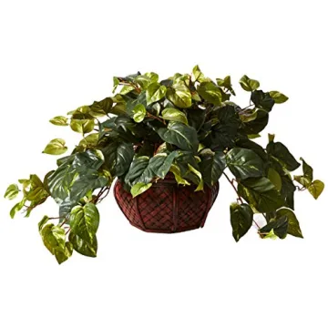 Nearly Natural Pothos Plant for Elegant Home Decor