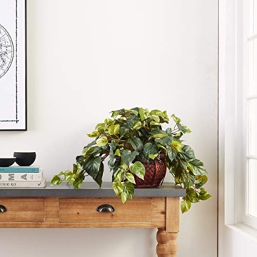 Nearly Natural Pothos Plant for Elegant Home Decor