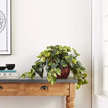 Nearly Natural Pothos Plant for Elegant Home Decor