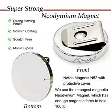AOMAG Super Strong Neodymium Magnets Belt Clip for Tools