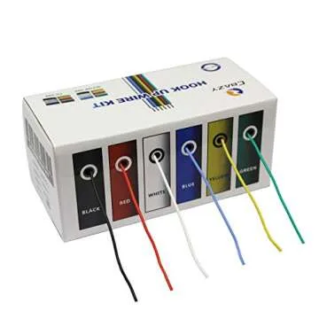 CBAZY Hook Up Wire Kit - 18 AWG Silicone Stranded Wire 6 Colors