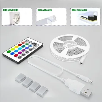 Maylit 8.2ft LED Strip Lights for 40-60in TVs