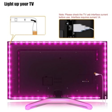 Maylit 8.2ft LED Strip Lights for 40-60in TVs