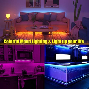 Maylit 8.2ft LED Strip Lights for 40-60in TVs