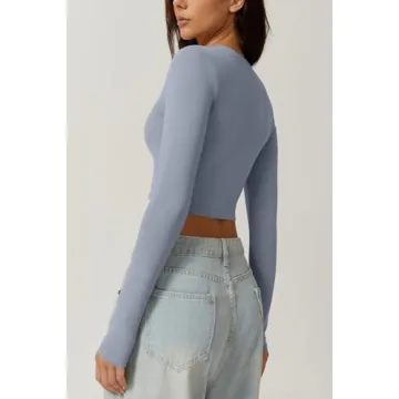 Stylish QINSEN Square Neck Crop Top for Women