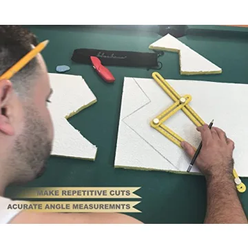 Multi Angle Measuring Ruler for Perfect Cuts Every Time