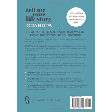 Tell Me Your Life Story, Grandpa Memory Journal