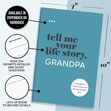 Tell Me Your Life Story, Grandpa Memory Journal