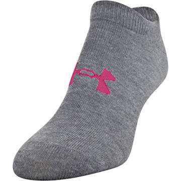 Under Armour Women's No Show Socks, 6-Pair Essential Set
