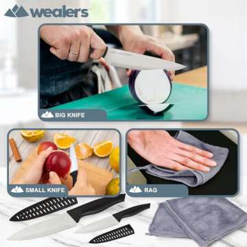 12 Piece Camp Kitchen Cooking Utensil Set for Travel