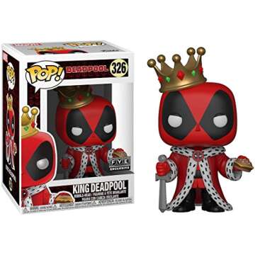 Unique Funko Pop Marvel King Deadpool Collectible Figure