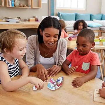 ArtCreativity Mini Canvas Sneaker Keychains for Kids