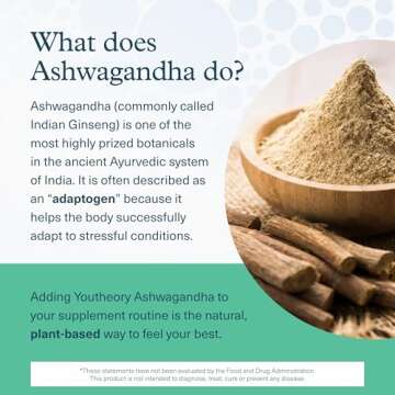 Youtheory Ashwagandha + GABA Stress Support Supplement