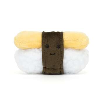 Jellycat Sassy Sushi Egg Stuffed Toy, 3 inches - Food Plush - Fun Gift Idea