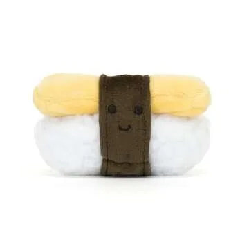 Jellycat Sassy Sushi Egg Stuffed Toy, 3 inches - Food Plush - Fun Gift Idea