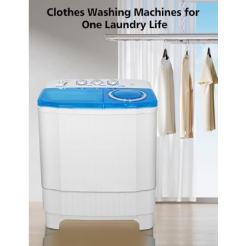 28Lbs Portable Twin Tub Washer for Apartments & Dorms