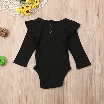 Stylish Ruffle Romper for Infant Baby Girls 0-24 Mo