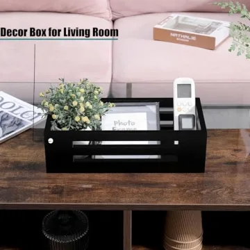 HTAYUXWO Rustic Bathroom Decor Box for Organization