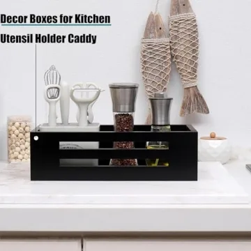 HTAYUXWO Rustic Bathroom Decor Box for Organization