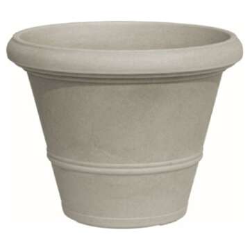 Cuenca 370420 Round Planter Pot 70, 27.5 by 20.75-Inch, Havanna