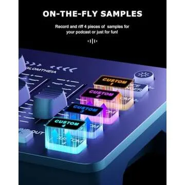 Glomtheia Gaming Sound Board - Professional Audio Mixer