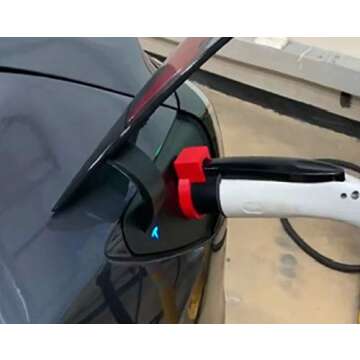 Tesla Model 3/Y Charger Lock for J1772 Adapter - 2 Pack, Secure Your Charge