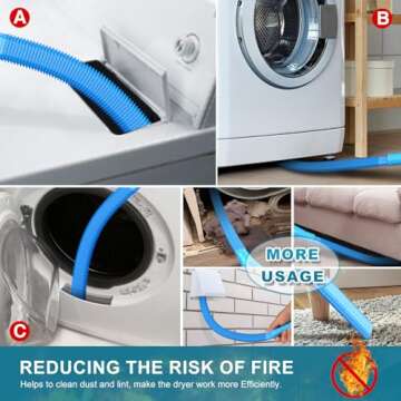 Sealegend 37-Piece Dryer Vent Cleaner Kit for Safety