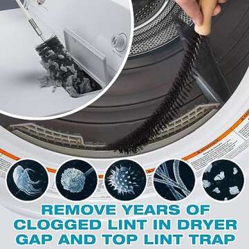 Sealegend 37-Piece Dryer Vent Cleaner Kit for Safety