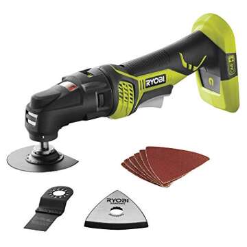 Ryobi P340 One+ Cordless Multi Tool with Attachments