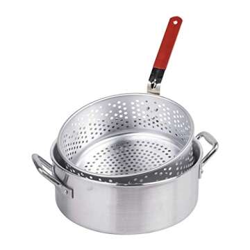 Deluxe 30 Qt. Turkey Deep Fryer Set | 55,000 BTU | Thanksgiving Outdoor Cooking + Many Accessories