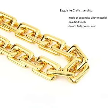Heavy Metal Bag Chain - Luxury Replacement Strap in Gold