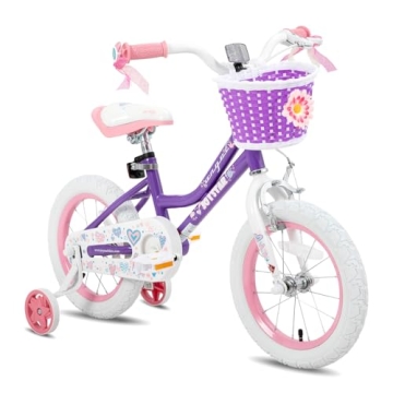 JOYSTAR 16 Inch Girls Bikes: Safe & Colorful Toddler Bike for Ages 4-7