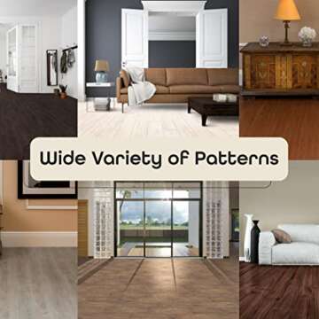 Vinyl Peel and Stick Floor Tile, Self-Adhesive Wood Plank, 10-Pack (15 Square Feet) - 6 Inch Width, 36 Inch Length, 1.2mm - Light Grey Oak - Easy DIY Nexus Planks for Any Room by Achim Home Decor