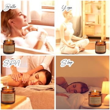 Aromatherapy 8 Pack Scented Candles - Perfect Gift